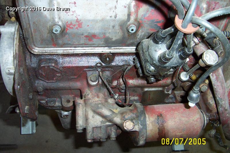 MGTD15470/Engine XPAG TD2 15613/Engine Teardown/Oil pump and distributer